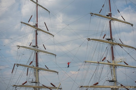 Red Bull Slackship, fot. Lucas Irmler Lucas Nazdraczew / Red Bull Content Pool