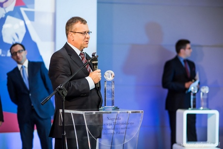 W kategorii Redakcja medium polonijnego laureatem został „Kurier Galicyjski. Nagrodę im. Maciej Płażyńskiego odebrał redaktor naczelny Mirosław Rowicki, fot. Dominik Jagodziński