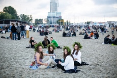 Cudawianki na plaży miejskiej w Gdyni, fot. Karol Stańczak