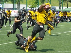 Drugi półfinał Topligii na stadionie Narodowym Rugby Seahawks Gdynia - Primacol Lowlanders Białystok, fot. Jacek Stańczak