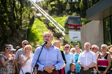 Prezydent Gdyni na otwarciu nowej przestrzeni publicznej, fot. Karol Stańczak