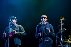 D`angelo an the vanguard na scenie Open`er Festival, fot. Karol Stańczak