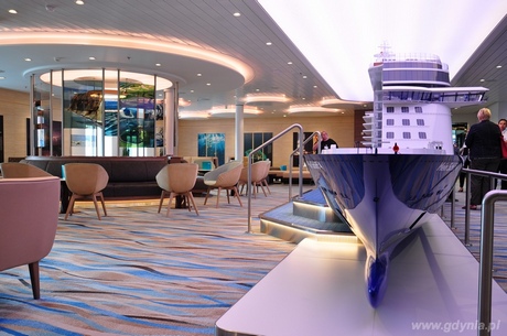 Wnętrze wycieczkowca Mein Schiff 4, fot. Dorota Patzer