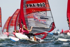 Mistrzostwa świata juniorów w olimpijskiej klasie RS:X na Volvo Gdynia Sailing Days 2015, fot. Robert Hajduk