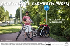 Tomek Sułkowski przyłączył się do kampanii Gdybym mógł karmiłbym piersią, fot. Piotr Manasterski