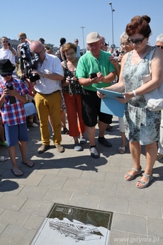 Tablica wycieczkowca AIDAdiva, fot. Dorota Nelke