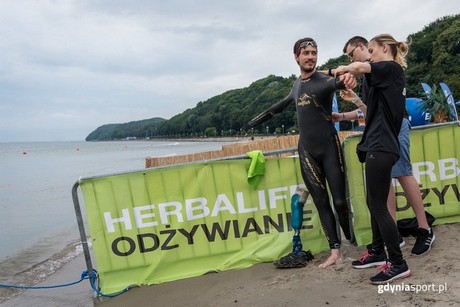Jasiek Mela podczas Herbalife IRONMAN 70.3 Gdynia / fot. gdyniasport.pl