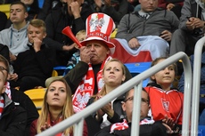 Polscy futboliści pokonali Belgów na Stadionie Miejskim w Gdyni, fot. Michał Puszczewicz