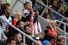 Polscy futboliści pokonali Belgów na Stadionie Miejskim w Gdyni, fot. Michał Puszczewicz