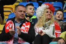 Polscy futboliści pokonali Belgów na Stadionie Miejskim w Gdyni, fot. Michał Puszczewicz