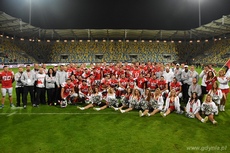 Polscy futboliści pokonali Belgów na Stadionie Miejskim w Gdyni, fot. Michał Puszczewicz