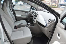 Wnętrze elektrycznego Renault ZOE, fot. Agnieszka Wołowicz