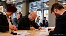 Podpisanie umowy na dostawę energii elektrycznej dla grupy NORDA, fot. Mateusz Skowronek