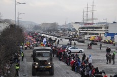 Mikołaje na motocyklach, fot. Małgorzata Omachel - Kwidzińska
