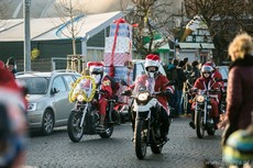 Wielka parada Mikołajów na motocyklach, fot. Karol Stańczak