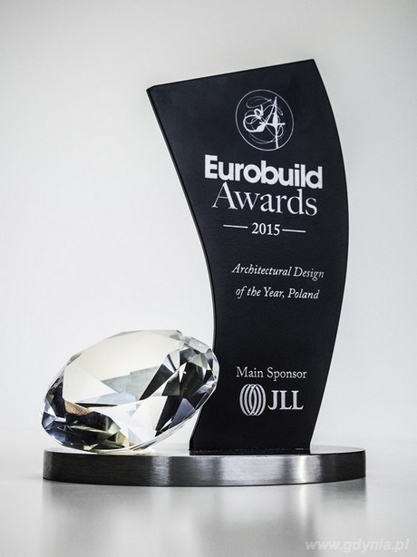 Projektant siedziby Gdyńskiego Centrum Filmowego firma ARCH-DECO, otrzymał główną nagrodę architektoniczną Eurobuild Awards 2015