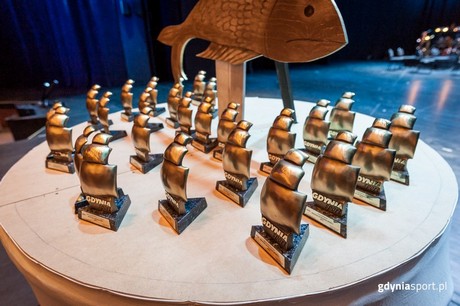 Statuetki na Gali Gdyńskiego Sportu 2015, fot. gdyniasport.pl