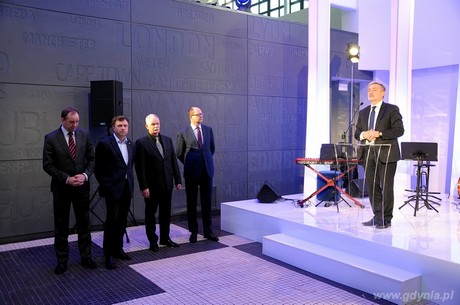 Prezydent miasta Gdyni Wojciech Szczurek na Noworocznym Spotkaniu Metropolitalnym w Muzeum Emigracji, fot. Michał Kowalski
