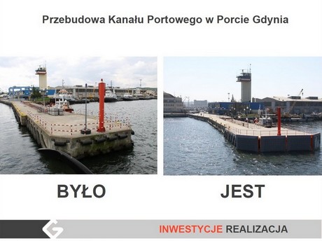 Przebudowa kanału portowego w Porcie Gdynia