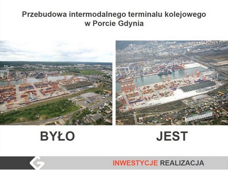 Przebudowa intermodalnego terminalu kolejowego w Porcie Gdynia