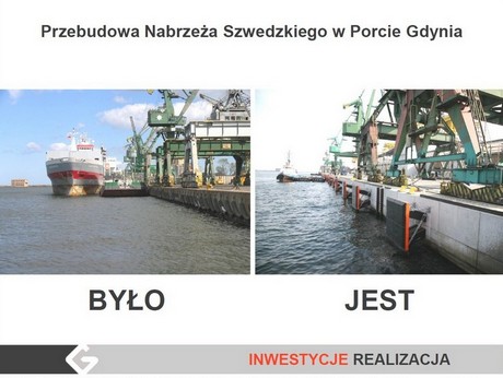 Przebudowa Nabrzeża Szwedzkiego w Porcie Gdynia