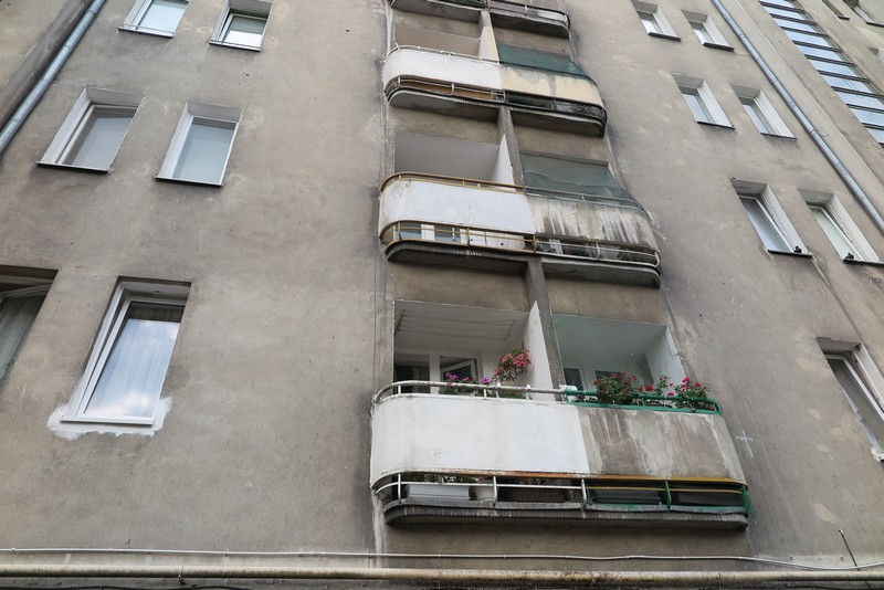 Bankowiec - przed remontem balkonów