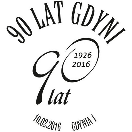 Datownik 90 lat Gdyni