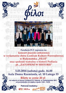 Koncert muzyki cerkiewnej w wykonaniu chóru Filoi