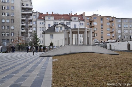 Podwórze „Bankowca” dokończone według przedwojennego projektu, fot. Agnieszka Wołowicz