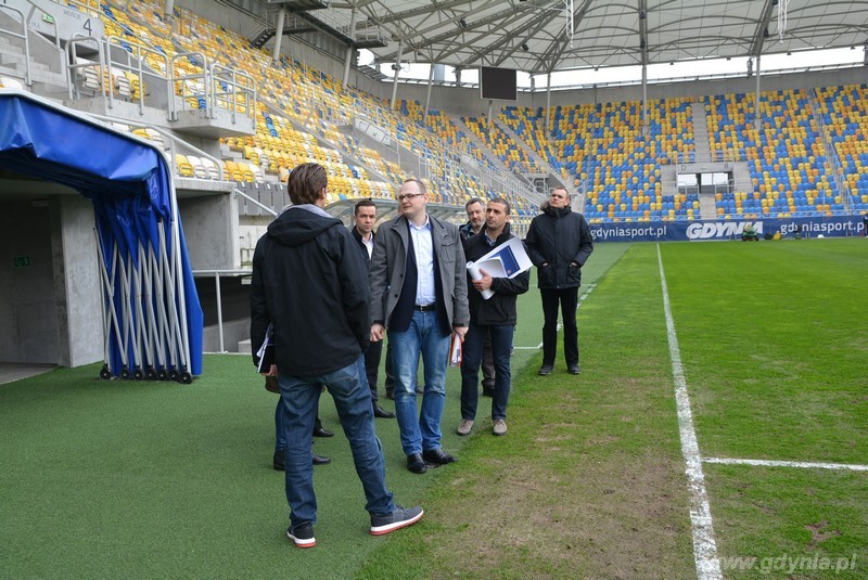 Wizyta delegacji UEFA i PZPN / fot. Gdyńskie Centrum Sportu