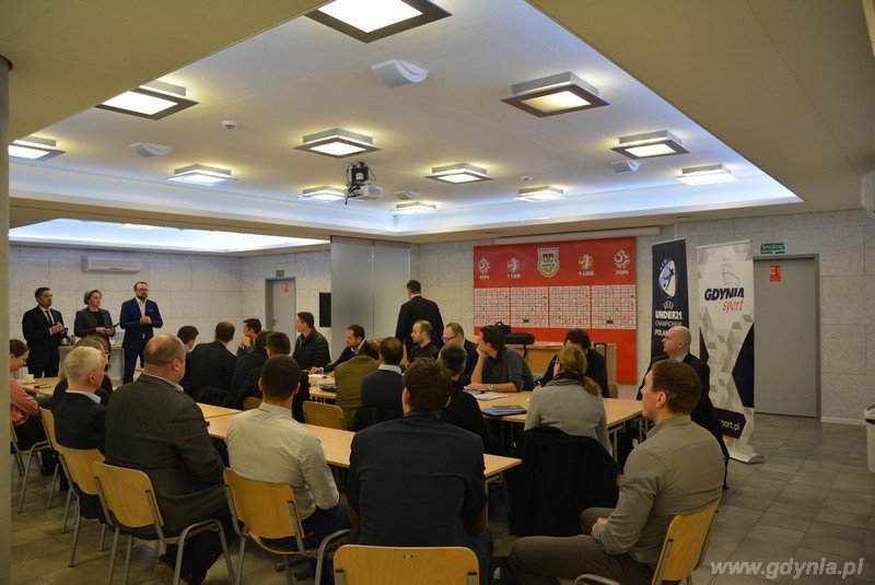 Wizyta delegacji UEFA i PZPN / fot. Gdyńskie Centrum Sportu
