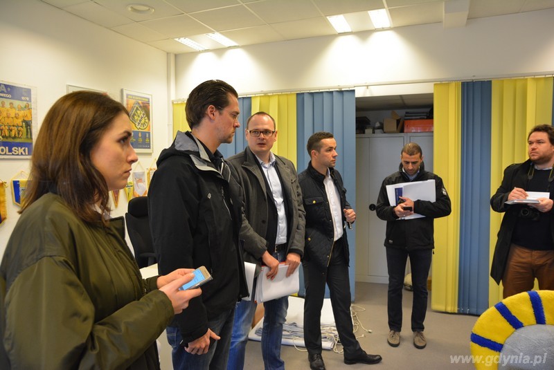 Wizyta delegacji UEFA i PZPN / fot. Gdyńskie Centrum Sportu