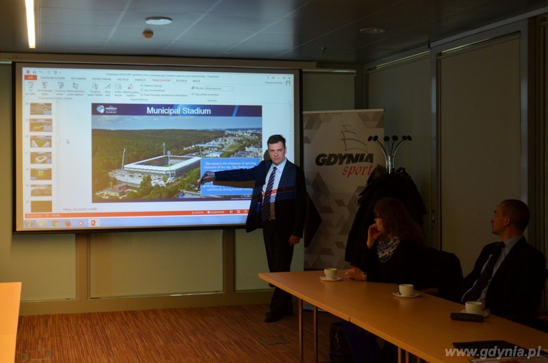 Wizyta delegacji UEFA i PZPN / fot. Gdyńskie Centrum Sportu