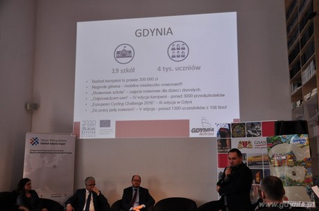Konferencja prasowa zapowiadająca kampanię Rowerowy Maj, fot. Małgorzata Omachel-Kwidzińska