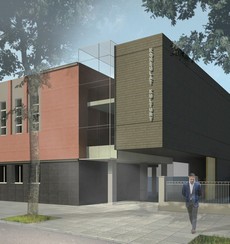 Wizualizacja Konsulatu Kultury projektu autorstwa: ARSA Bomerski i Partnerzy Sp.P. Architektoniczne Studio Autorskie