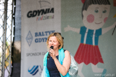 Beata Szadziul pełnomocnik Prezydenta Gdyni ds. rodziny na dniu dziecka w Gdyni, fot. Karol Stańczak