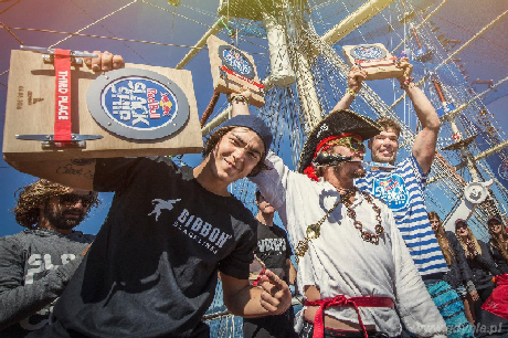 Zwycięzcy drugiej edycji Red Bull Slackship, fot. Łukasz Nazdraczew/Red Bull Content Pool