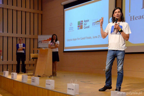 Robert Schukai z Thomson Reuters na Apps for Good, fot. PPNT
