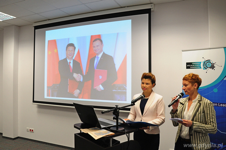 Xu Xianglin – Dyrektor Stowarzyszenia Przyjaźni Polska-Chiny na spotkaniu poświęconemu Nowemu Szlakowi Jedwabnemu, fot. Michał Kowalski