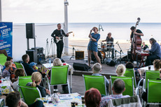 Koncert Joanny Knitter Blues & Folk Connection w kawiarni Sceny Letniej w Orłowie, fot. Karol Stańczak