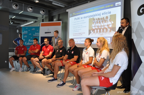 Konferencja prasowa reprezentacji Polski w rugby kobiet i mężczyzn, fot. Dorota Nelke