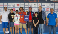 Ceremonia medalowa Volvo Gdynia Sailing Days, fot. Szymon Sikora / Polski Związek Żeglarski