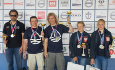 Ceremonia medalowa Volvo Gdynia Sailing Days, fot. Szymon Sikora / Polski Związek Żeglarski