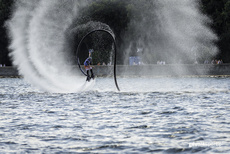 Gdynia Fly Cup - Międzynarodowe Mistrzostwa we freestyle flyboardingu, fot. gdyniasport.pl