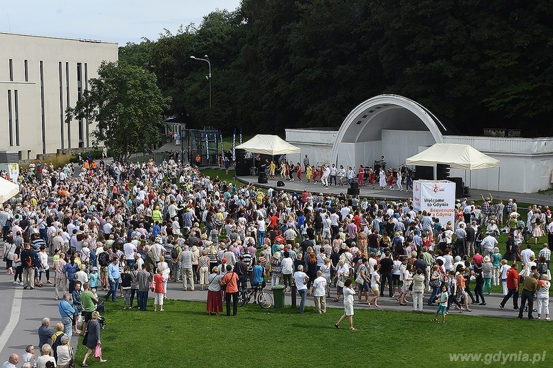 Koncert finałowy, wieńczący gdyńskie wydarzenia związane ze Światowymi Dniami Młodzieży w Archidiecezji Gdańskiej / fot. Michał Puszczewicz