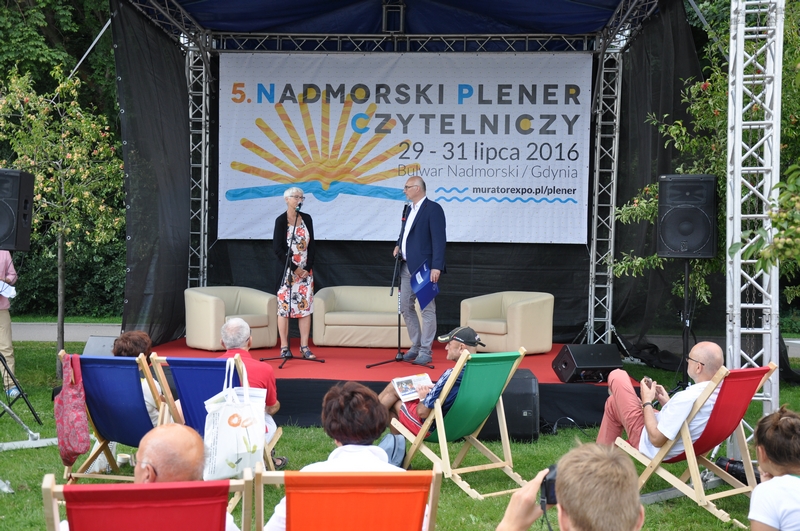 Otwarcie Nadmorskiego Pleneru Czytelniczego Gdynia 2016 / fot. Dorota Nelke
