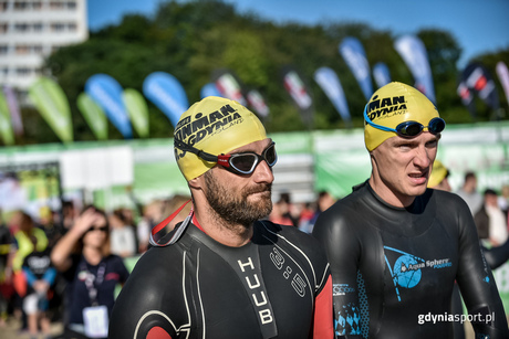 Maciej Dowbor na Herbalife IRONMAN 70.3 Gdynia 2016, fot. gdyniasport.pl