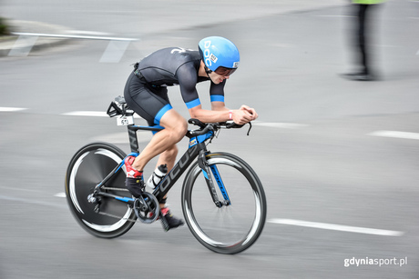 Etap kolarski Herbalife IRONMAN 70.3 Gdynia 2016, fot. gdyniasport.pl