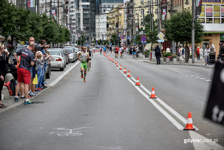 Etap biegowy Herbalife IRONMAN 70.3 Gdynia 2016, fot. gdyniasport.pl
