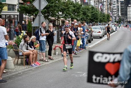Etap biegowy Herbalife IRONMAN 70.3 Gdynia 2016, fot. gdyniasport.pl